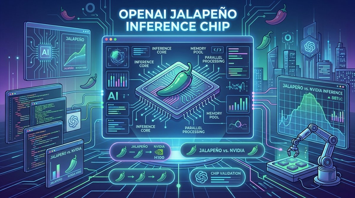 OpenAI представила первый собственный ИИ-чип Jalapeño для конкуренции с Nvidia в инференсе