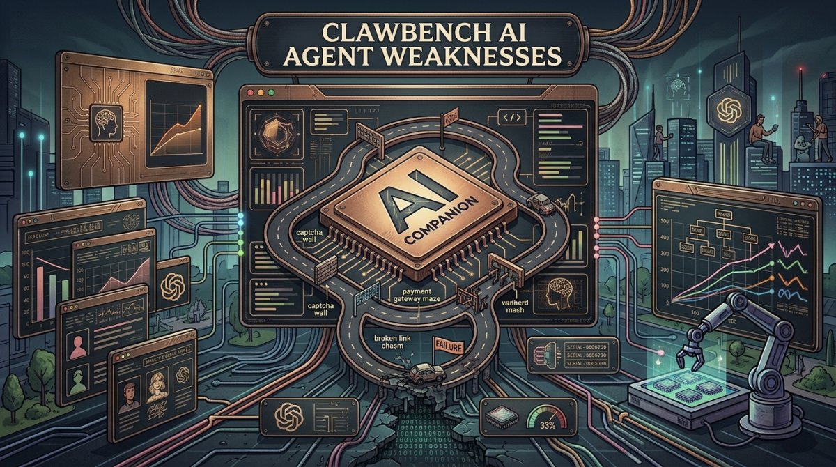 Бенчмарк ClawBench выявил слабые места ИИ-агентов: лучший результат в реальном интернете составил всего 33%