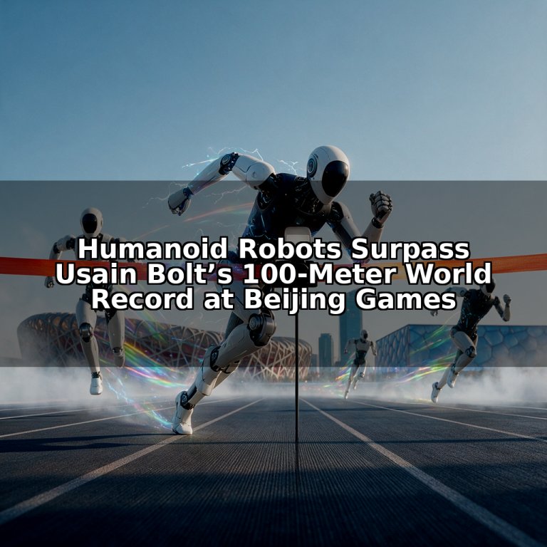 Humanoid Robots Surpass Usain Bolt’s 100-Meter World Record at Beijing Games