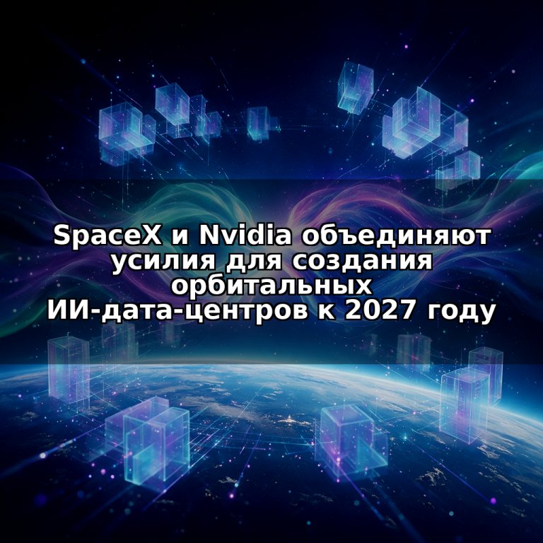 SpaceX и Nvidia объединяют усилия для создания орбитальных ИИ-дата-центров к 2027 году