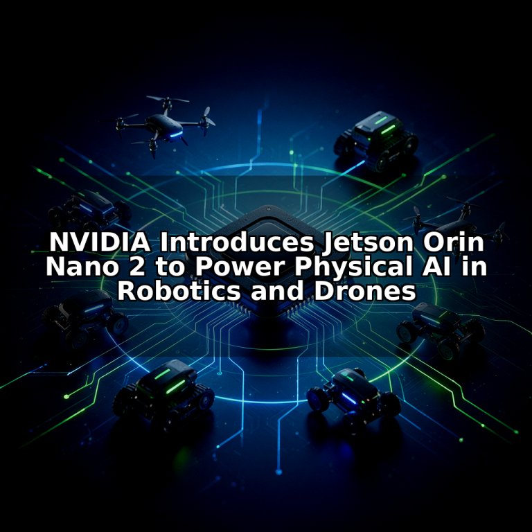 NVIDIA Introduces Jetson Orin Nano 2 to Power Physical AI in Robotics and Drones