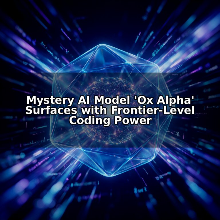 Mystery AI Model 'Ox Alpha' Surfaces with Frontier-Level Coding Power