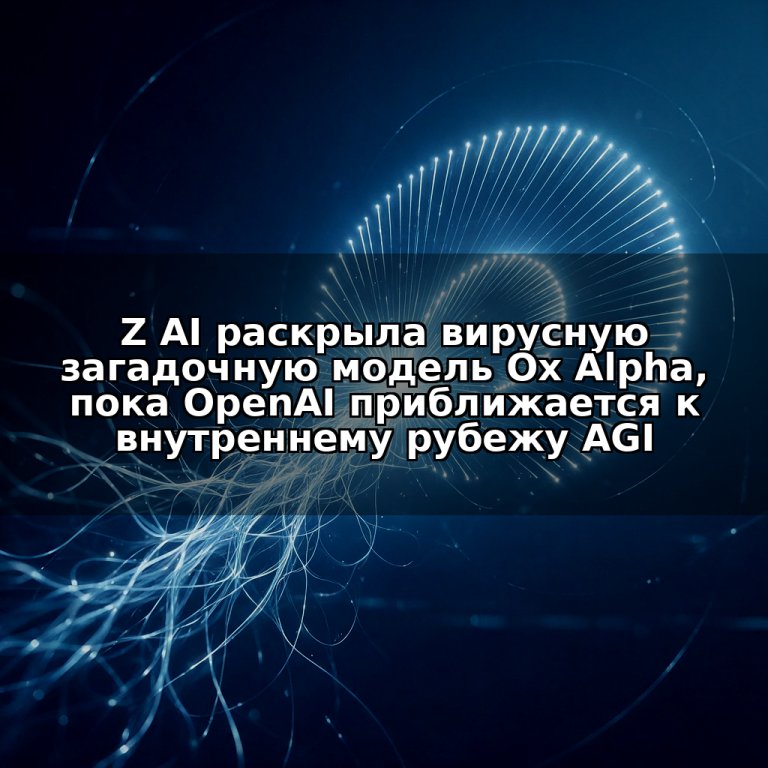 Z AI раскрыла вирусную загадочную модель Ox Alpha, пока OpenAI приближается к внутреннему рубежу AGI