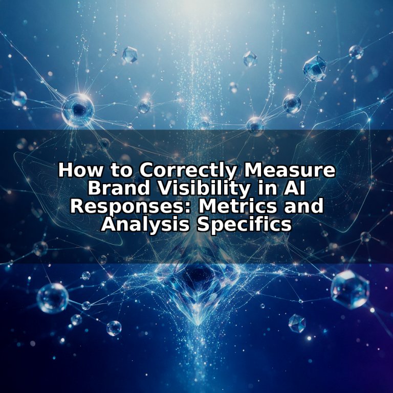 How to Correctly Measure Brand Visibility in AI Responses: Metrics and Analysis Specifics