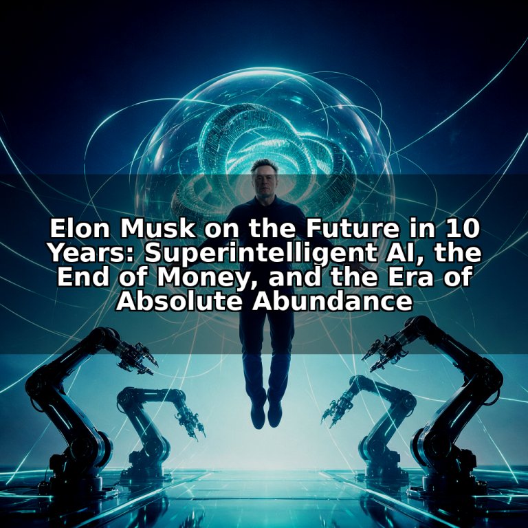 Elon Musk on the Future in 10 Years: Superintelligent AI, the End of Money, and the Era of Absolute Abundance