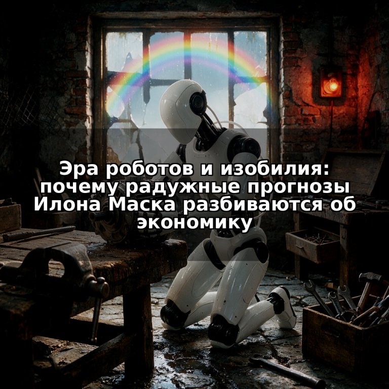 Эра роботов и изобилия: почему радужные прогнозы Илона Маска разбиваются об экономику
