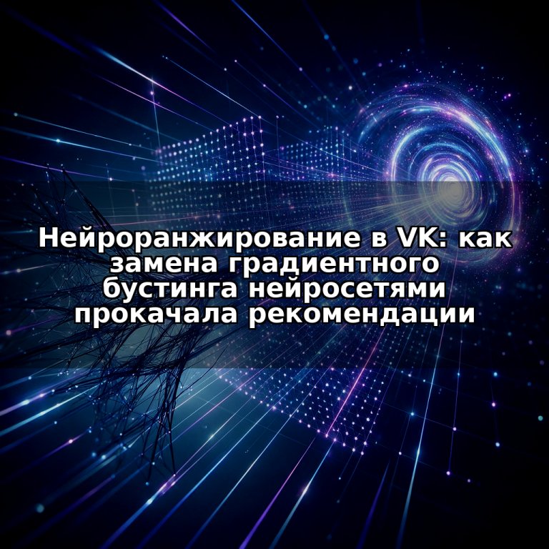 Нейроранжирование в VK: как замена градиентного бустинга нейросетями прокачала рекомендации
