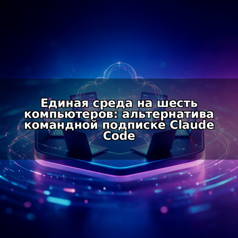 Единая среда на шесть компьютеров: альтернатива командной подписке Claude Code
