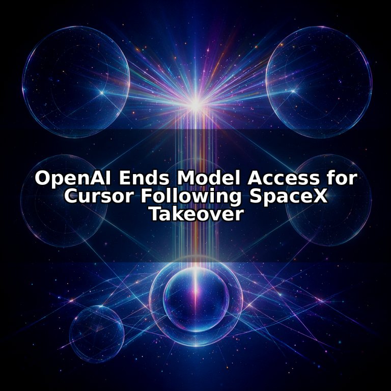 OpenAI Ends Model Access for Cursor Following SpaceX Takeover