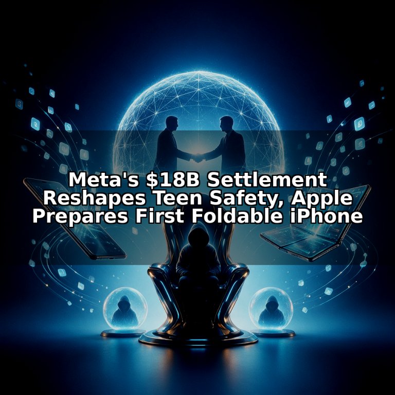Meta's $18B Settlement Reshapes Teen Safety, Apple Prepares First Foldable iPhone