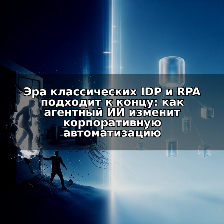 Эра классических IDP и RPA подходит к концу: как агентный ИИ изменит корпоративную автоматизацию