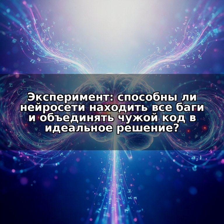 Эксперимент: способны ли нейросети находить все баги и объединять чужой код в идеальное решение?