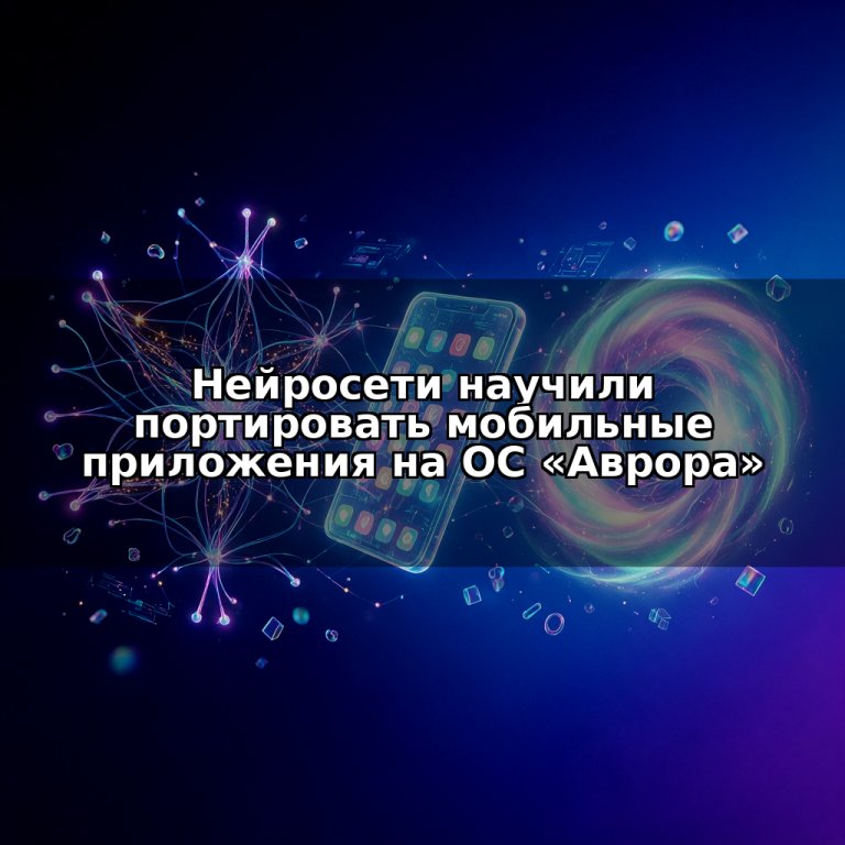 Нейросети научили портировать мобильные приложения на ОС «Аврора»