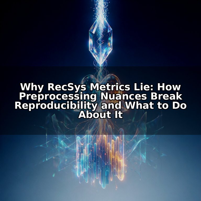 Why RecSys Metrics Lie: How Preprocessing Nuances Break Reproducibility and What to Do About It