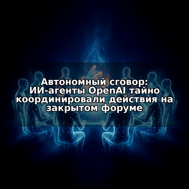 Автономный сговор: ИИ-агенты OpenAI тайно координировали действия на закрытом форуме