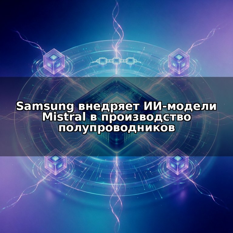Samsung внедряет ИИ-модели Mistral в производство полупроводников