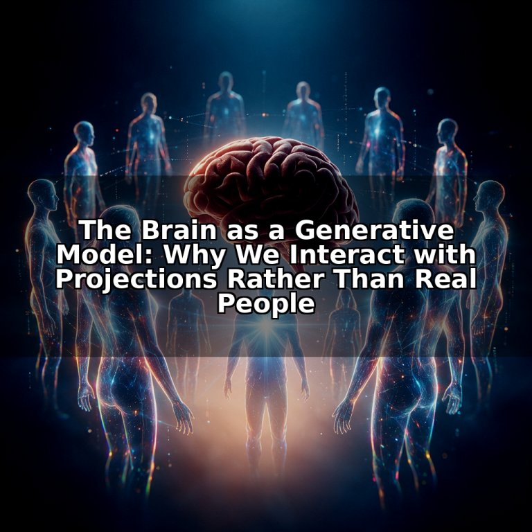 The Brain as a Generative Model: Why We Interact with Projections Rather Than Real People
