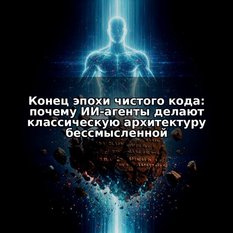 Конец эпохи чистого кода: почему ИИ-агенты делают классическую архитектуру бессмысленной