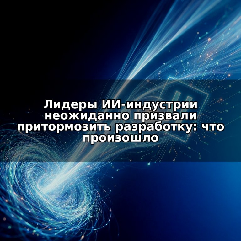 Лидеры ИИ-индустрии неожиданно призвали притормозить разработку: что произошло