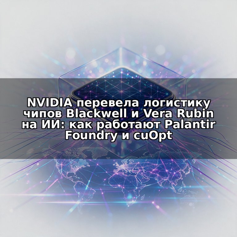 NVIDIA перевела логистику чипов Blackwell и Vera Rubin на ИИ: как работают Palantir Foundry и cuOpt