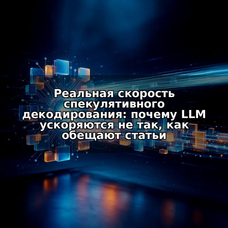 Реальная скорость спекулятивного декодирования: почему LLM ускоряются не так, как обещают статьи
