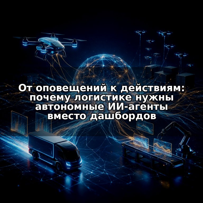 От оповещений к действиям: почему логистике нужны автономные ИИ-агенты вместо дашбордов
