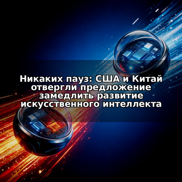 Никаких пауз: США и Китай отвергли предложение замедлить развитие искусственного интеллекта