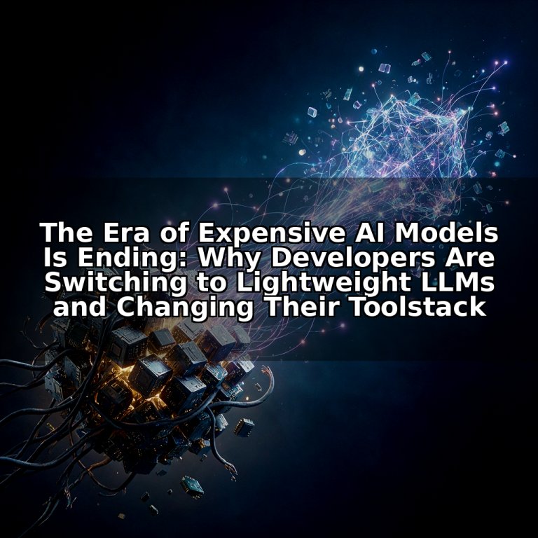 The Era of Expensive AI Models Is Ending: Why Developers Are Switching to Lightweight LLMs and Changing Their Toolstack