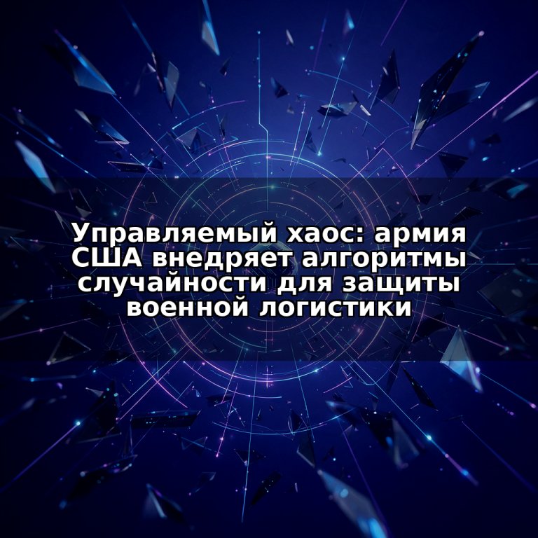 Управляемый хаос: армия США внедряет алгоритмы случайности для защиты военной логистики