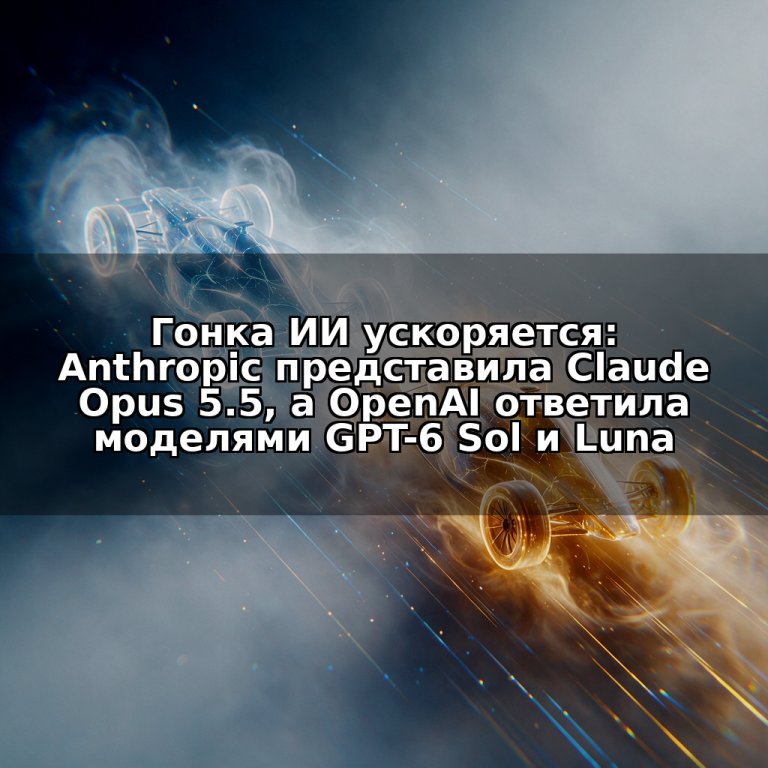 Гонка ИИ ускоряется: Anthropic представила Claude Opus 5.5, а OpenAI ответила моделями GPT-6 Sol и Luna