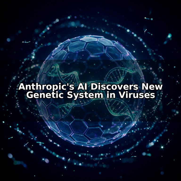 Anthropic's AI Discovers New Genetic System in Viruses