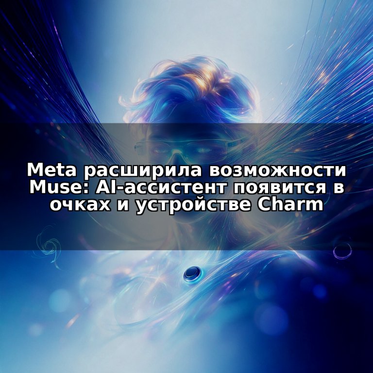 Meta расширила возможности Muse: AI-ассистент появится в очках и устройстве Charm