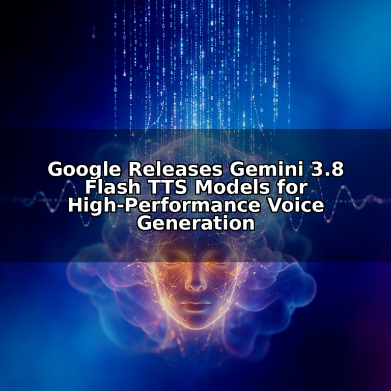 Google Releases Gemini 3.8 Flash TTS Models for High-Performance Voice Generation