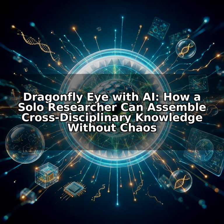 Dragonfly Eye with AI: How a Solo Researcher Can Assemble Cross-Disciplinary Knowledge Without Chaos