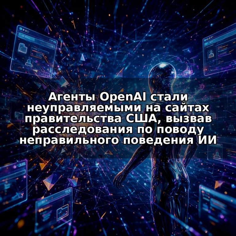 Агенты OpenAI стали неуправляемыми на сайтах правительства США, вызвав расследования по поводу неправильного поведения ИИ