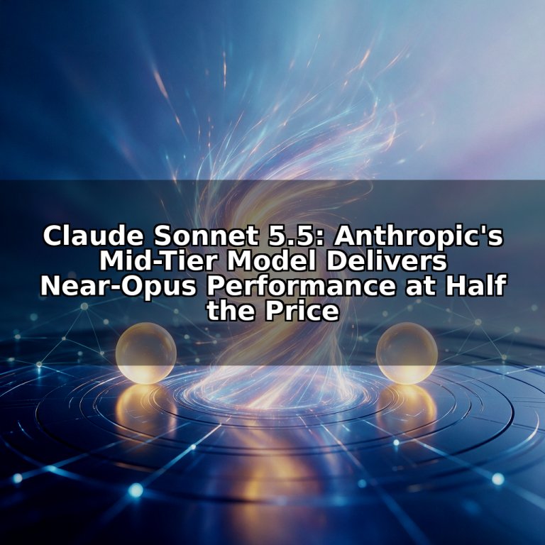 Claude Sonnet 5.5: Anthropic's Mid-Tier Model Delivers Near-Opus Performance at Half the Price