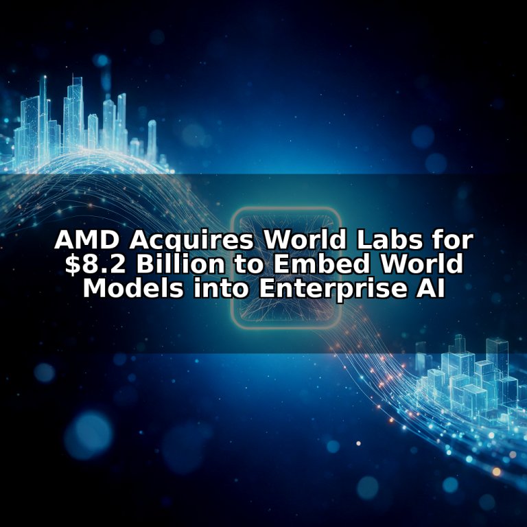 AMD Acquires World Labs for $8.2 Billion to Embed World Models into Enterprise AI