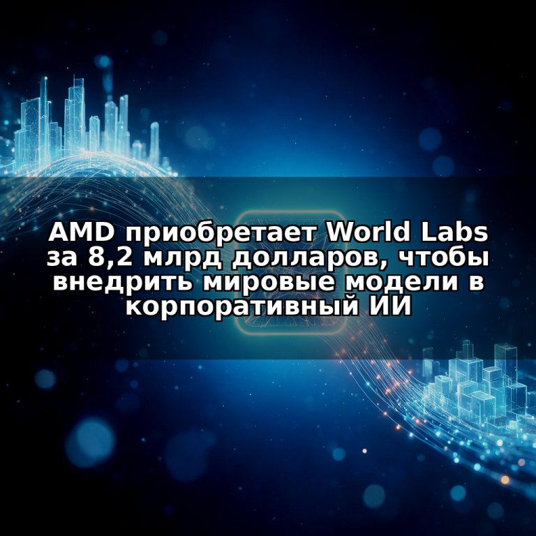 AMD приобретает World Labs за 8,2 млрд долларов, чтобы внедрить мировые модели в корпоративный ИИ