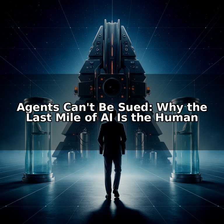 Agents Can't Be Sued: Why the Last Mile of AI Is the Human