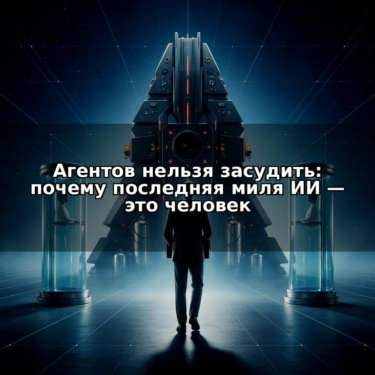 Агентов нельзя засудить: почему последняя миля ИИ — это человек