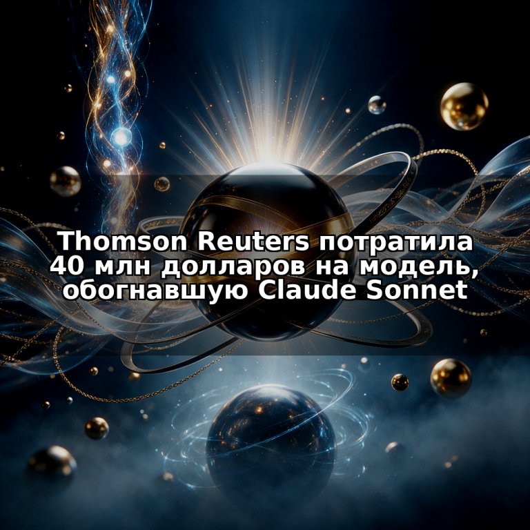 Thomson Reuters потратила 40 млн долларов на модель, обогнавшую Claude Sonnet