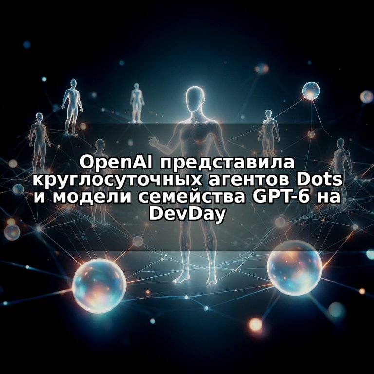 OpenAI представила круглосуточных агентов Dots и модели семейства GPT-6 на DevDay