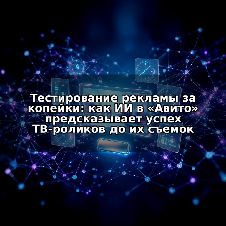 Тестирование рекламы за копейки: как ИИ в «Авито» предсказывает успех ТВ-роликов до их съемок