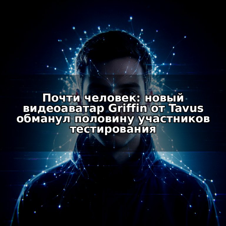 Почти человек: новый видеоаватар Griffin от Tavus обманул половину участников тестирования