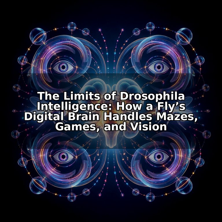 The Limits of Drosophila Intelligence: How a Fly’s Digital Brain Handles Mazes, Games, and Vision