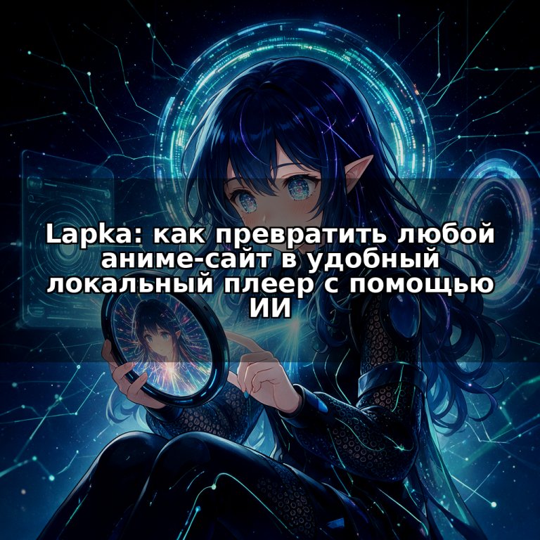 Lapka: как превратить любой аниме-сайт в удобный локальный плеер с помощью ИИ