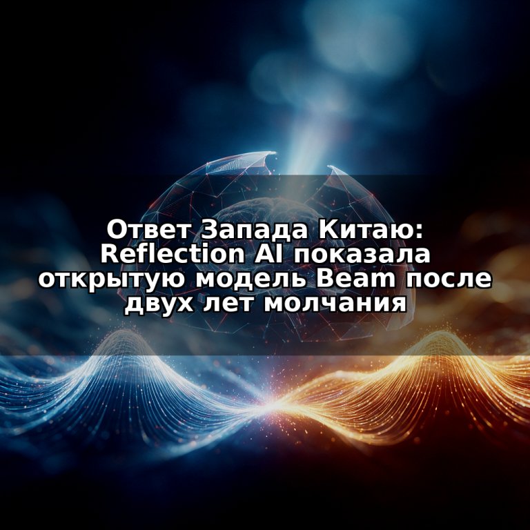 Ответ Запада Китаю: Reflection AI показала открытую модель Beam после двух лет молчания