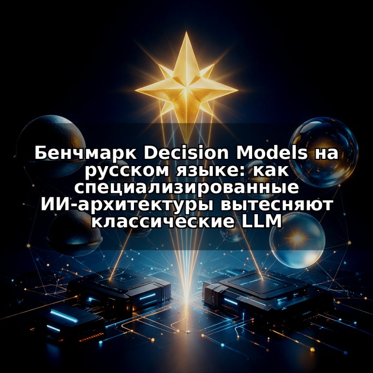 Бенчмарк Decision Models на русском языке: как специализированные ИИ-архитектуры вытесняют классические LLM
