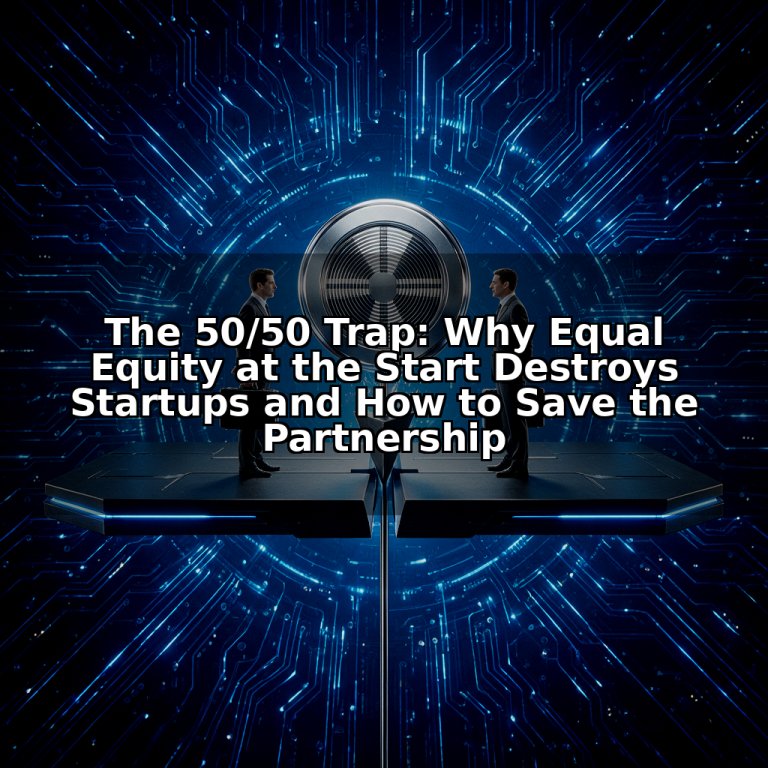 The 50/50 Trap: Why Equal Equity at the Start Destroys Startups and How to Save the Partnership