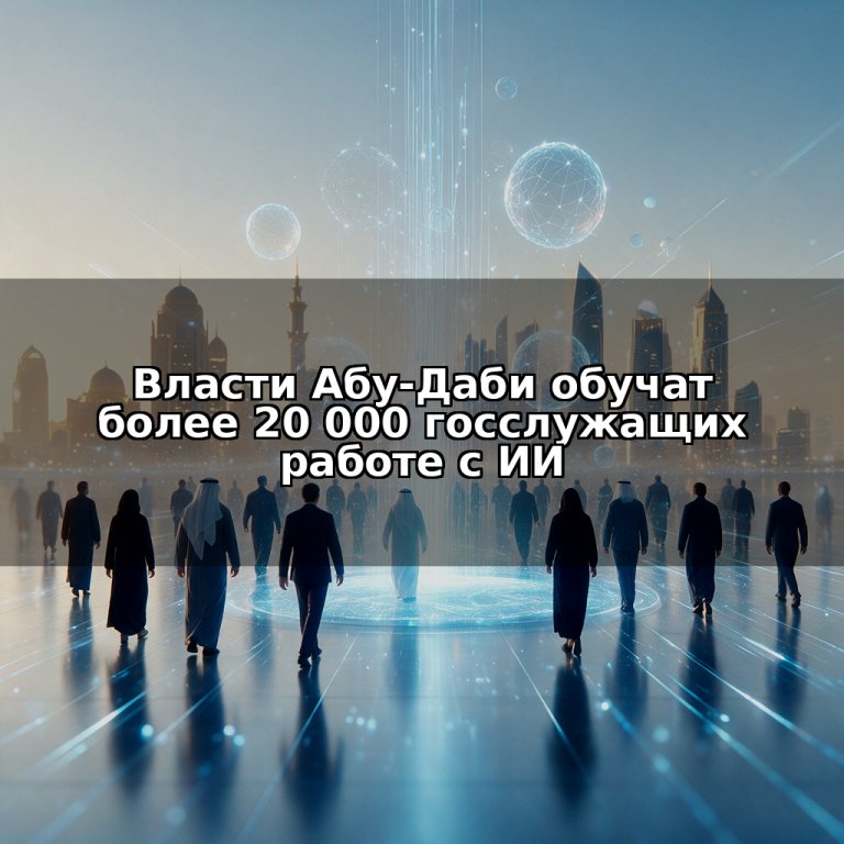 Власти Абу-Даби обучат более 20 000 госслужащих работе с ИИ